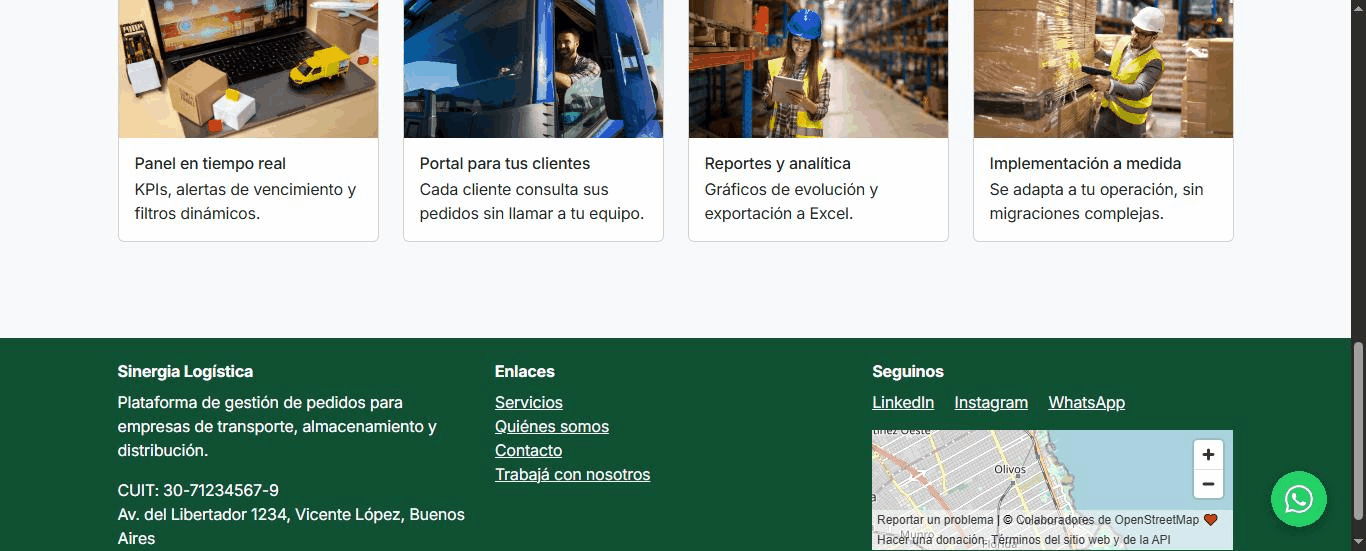 Demo de Sinergia Logística